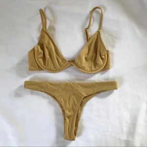LAHANA Swim Gold Bikini